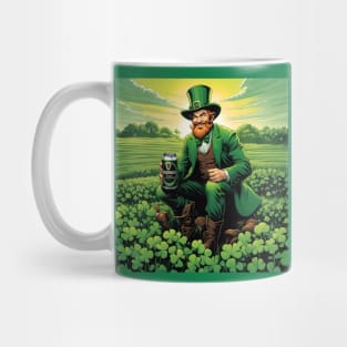 Folk Art Leprechaun Mug